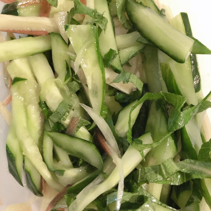 夏野菜のあっさりナムル